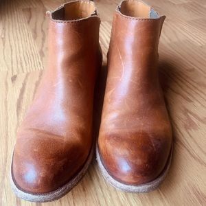 Kork-Ease Leather Cognac Velma Chelsea Boots 8